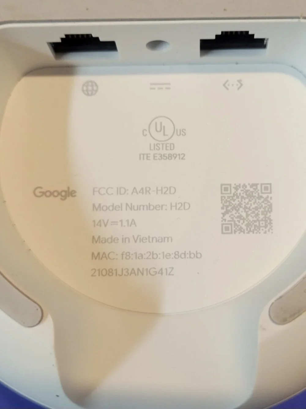 Share Three - Google Nest H2D Mesh WiFi Point White AC2200 Routers